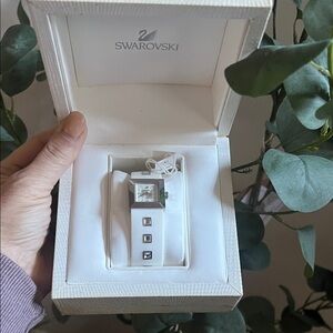 Swarovski Silver and White crystal very rare Women's vintage classic